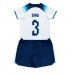 Maillot de foot Angleterre Luke Shaw #3 Domicile vêtements enfant Monde 2022 Manches Courtes (+ pantalon court)